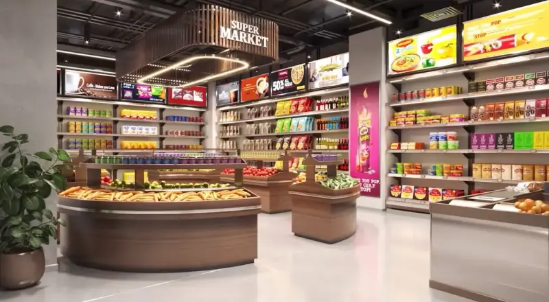 Supermarket at Rest Complex, Termiz